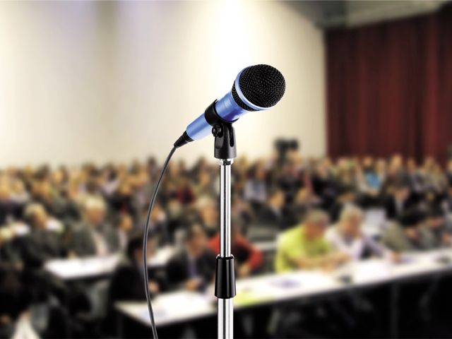 mikrofon konferencja podologia